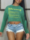 EVE Letter Print Long Sleeve T Shirt LM-2075