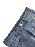EVE Fashion Washed Studded Loose Jeans LSD-2281