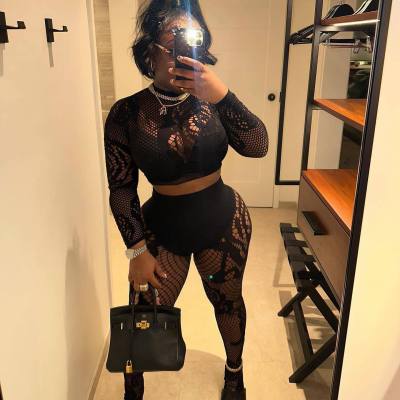 EVE Pre Order: About 7 work days shipping Erotic Hollow Out Lingerie Sexy Mesh Set YUEM-330100