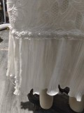 EVE Plus Size Lace Embroidery Loose Shirt Long Dress GXYY-8262