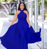 EVE Plus Size Solid Color Sleeveless Maxi Dress GXYY-8217