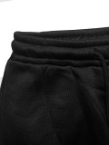 EVE Zipper Padded Sweatshirt Lace-Up Pants Sweatsuit SFY-605