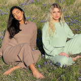 EVE Casual Loose Sweatshirt Pants 2 Piece Set YMZY-9701