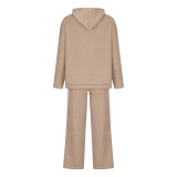 EVE Fashion Sport Hooded Sweatshirt Two Piece Pants Set YMZY-1930