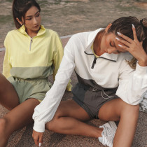 EVE Sports Pullover Top Casual Shorts Set YMZY-0903