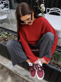 EVE Loose Knit Pullover Sweater YMZY-82701