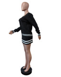 EVE Fashion Long Sleeve Sweater Cardigan Skirt Suit MEM-88608