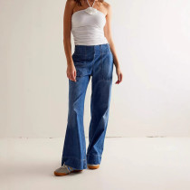 EVE Fashion Denim Loose Wide Leg Jeans GKNF-2024