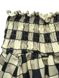 EVE Sexy Plaid Print Ultra Short Pod Skirt SFY-614