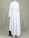 EVE Long Sleeve High Neck Zipper Irregular Dress SFY-321