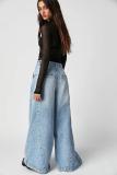 EVE Fashion Washed Loose Wide Leg Jeans XCFF-6816