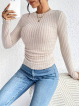 EVE Long Sleeve O Neck T Shirt GYSQ-KTEF1720