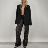 EVE Lace See Through Patchwork Pants GPBY-15116