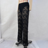 EVE Lace See Through Patchwork Pants GPBY-15116