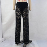 EVE Lace See Through Patchwork Pants GPBY-15116