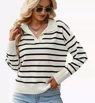 EVE Fashion Stripe Long Sleeve Sweater GMJL-MS002