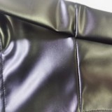 EVE Wrap Chest Backless Tops And Skirts PU Leather Suit GPBY-14463