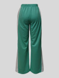 EVE Casual Loose Wide Leg Patchwork Sport Pant MIL-099