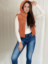 EVE Casual Sleeveless Zipper Vest Coat YH-1050
