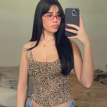 EVE Sexy Leopard Print Sling Tank Top GPBY-16413