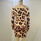 EVE Print Pleated One Shoudler Mini Dress GPBY-15671