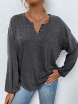 EVE Loose Long Sleeve Casual T Shirt GYSQ-XTEF1250