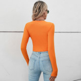 EVE Long Sleeve Drawstring Pleated T Shirt GYSQ-WCCG2820