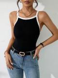 EVE Patchwork Color Block Knits Tank Top GYSQ-CVDG0510