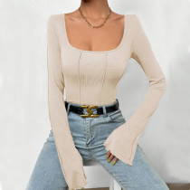 EVE Long Sleeve Flare Sleeve Bodysuit GYSQ-ZODI1390