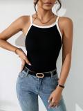 EVE Patchwork Color Block Knits Tank Top GYSQ-CVDG0510