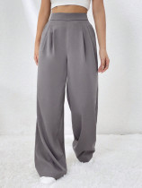 EVE Solid Color Loose Wide Leg Pant GYSQ-ZPDH2530