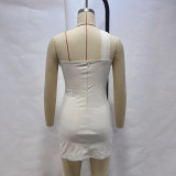 EVE Slash Shoulder Sling Tube Tops Dress GPBY-14359