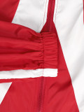 EVE Loose Patchwork Coat Sport Pants 2 Piece Set AIL-297