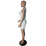EVE V Neck Sleeveless Slim Romper GCNF-0115
