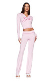 EVE Fashion Casual Long Sleeve Pants Two Piece Set GLJS-B8201