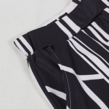 EVE Plus Size Print Long Sleeve Loose 2 Piece Pant Set NY-10963