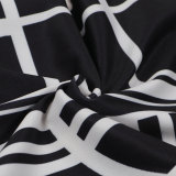 EVE Plus Size Print Long Sleeve Loose 2 Piece Pant Set NY-10963