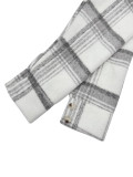 EVE Black White Plaid Print Fashion Coat YH-1040