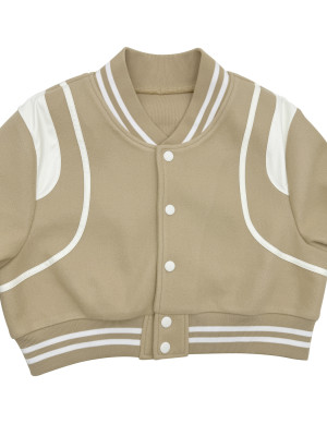 EVE Long Sleeve Print Baseball Coat YH-5360