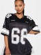 EVE Letter Print Patchwork Loose Tops YWXS-XS-XSL44777