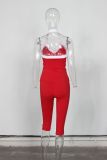 EVE Halterneck Tank Top Skinny Mid-Length Pants Set YWXS-XS-XS5205