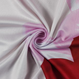 EVE Print Off Shoulder Slim Maxi Dress YWXS-XS-XSL44755