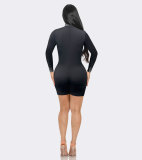 EVE Plus Size Hot Drill See Through Romper NY-3371
