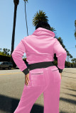 EVE Casual Zipper Hooded Long Sleeve Pants 2 Piece Set YD-047