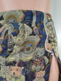 EVE Cartoon Pattern Split Jacquard Half-body Skirt LSL-0034