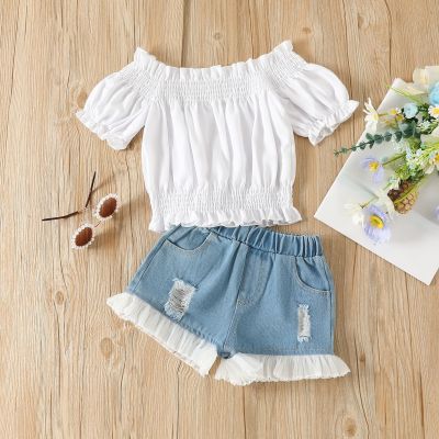EVE Kids Girl Short Sleeve Shors Two Piece Set YKTZ-55