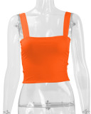EVE Sexy Solid Color Sleeveless Tank Tops YMYF-0893
