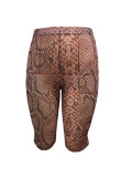 EVE Fashion Animal Print t Slim Cropped Pants GFCF-1327