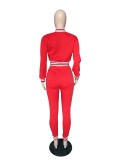 EVE Fashion Letter Print Long Sleeve Pants Suit WUM-21011