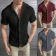EVE Men's Fashion Short Sleeve Solid Color T Shirt GJKL-TS-NZ-2320
